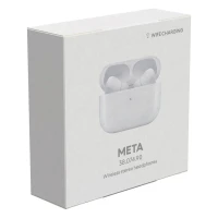 META, Bluetooth-Stereo-Kopfhörer mit kabellosem Laden, Weiss