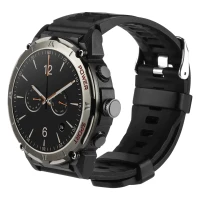 BEZEL, Smartwatch mit GPS-Funktion und AMOLED-Display, Schwarz