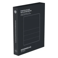DOMINGO A5, Portfolio mit A5-Notizbuch, Blau