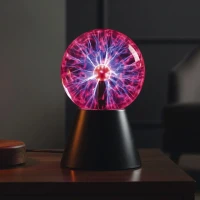 HYPERNOVA, Plasma-Kugel-Lampe, Schwarz