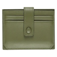 SLIP, genuine leather card holder, 8/1, olive