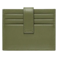SLIP, genuine leather card holder, 8/1, olive
