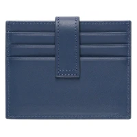 SLIP, genuine leather card holder, 8/1, blue