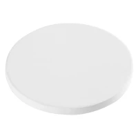 MEMO ROUND MATT, stoneware magnet, white