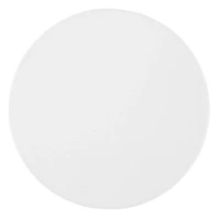 MEMO ROUND MATT, stoneware magnet, white