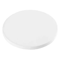 MEMO ROUND, stoneware magnet, white