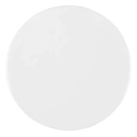 MEMO ROUND, stoneware magnet, white