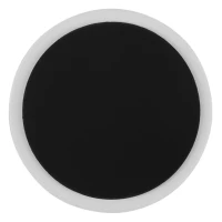 MEMO ROUND MATT, stoneware magnet, white