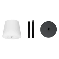 SELENA, LED-Tischlampe, Schwarz