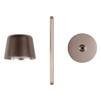 TALYA, led table lamp, gold rose