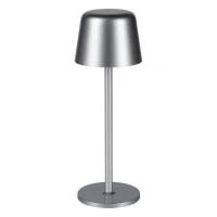 TALYA, LED-Tischlampe, Glänzendes Metall