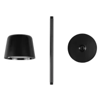 TALYA, LED-Tischlampe, Schwarz