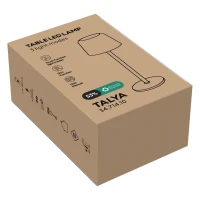 TALYA, LED-Tischlampe, Schwarz