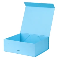 GRACE, Selbstfaltende Geschenkbox mit Magnet, Hellblau