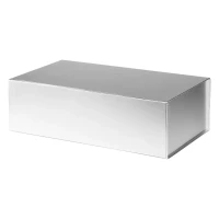 HELEN, self-folding gift box with magnet, silver