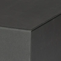 LUISA, self-folding gift box, black