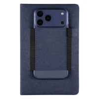 CEYLON, phone pocket a5 notebook, blue