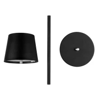 INCA, led stona lampa, crna