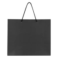 IRIS, Papiertasche, 170 g/m2, Schwarz
