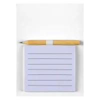 SNAP, note set with magnet, white