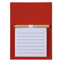 SNAP, note set with magnet, red