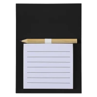 SNAP, note set with magnet, black