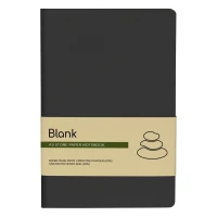 BLANK, notes a5, vodootporni papir, crni