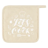 MUFFIN PAD, potholder, off white