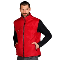 TEN VEST, Arbeitsweste, Rot