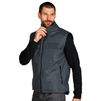 TEN VEST, Arbeitsweste, Dunkelgrau