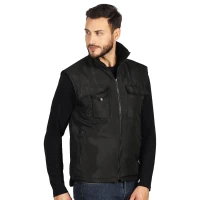 TEN VEST, Arbeitsweste, Schwarz