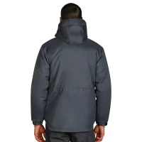 TEN JACKET, workwear hooded jacket, dark gray