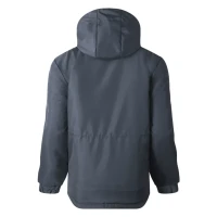TEN JACKET, workwear hooded jacket, dark gray