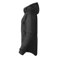 TEN JACKET, workwear hooded jacket, black