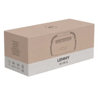 LEMMY, Bluetooth-Lautsprecher, 2 x 5W, Schwarz