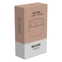 BECKER, wireless stereo earbuds, white
