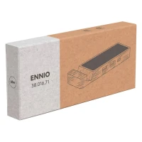 ENNIO, 3 ports usb hub, phone holder, beige