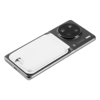BECCO, magnetic card holder for mobile phone, white