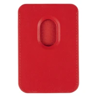 BECCO, magnetic card holder for mobile phone, red