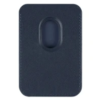 BECCO, magnetic card holder for mobile phone, blue