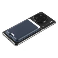 BECCO, magnetic card holder for mobile phone, blue
