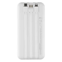 CONNECTOR, pomoćna baterija, 10.000 mah, bela