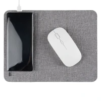 TWIST PAD, Mausmatte und kabelloses Ladegerät, 15W, Grau