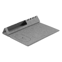 MULTI PAD, Mausmatte und kabelloses Ladegerät, 15W, Grau