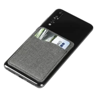 POCKET PRO, card holder for mobile phone, gray