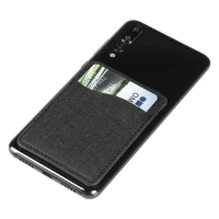 POCKET PRO, card holder for mobile phone, black