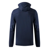 RIDER, Herren SoftshellJacke mit Kapuze, Blau