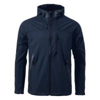 BLACK PEAK, Unisex Softshell-Jacke mit Kapuze, Blau