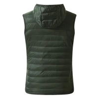 JET WOMEN, Damen Winterweste mit Kapuze, Olive