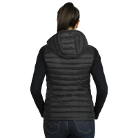 JET WOMEN, women's hooded body warmer, black